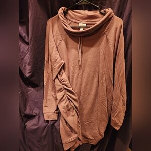 Isabel Maternity by Ingrid & Isabel Dusty Rose Cowl Neck Maternity Sweater